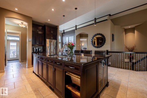 7620 98A Avenue, Edmonton, AB - Indoor Photo Showing Kitchen With Upgraded Kitchen