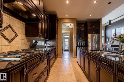 7620 98A Avenue, Edmonton, AB - Indoor Photo Showing Kitchen With Double Sink