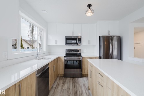 5604 202 Street, Edmonton, AB - Indoor Photo Showing Kitchen