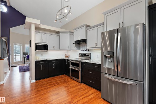 873 Ryan Pl, Edmonton, AB - Indoor Photo Showing Kitchen With Upgraded Kitchen