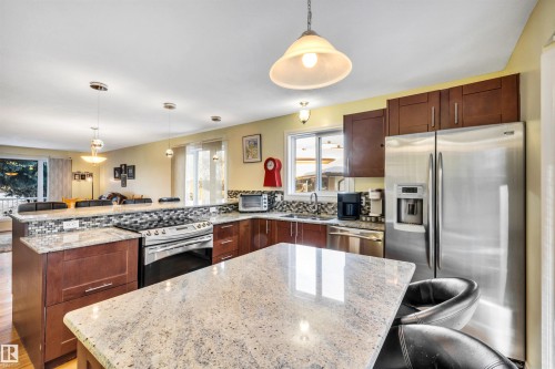 4612 10A Avenue, Edmonton, AB - Indoor Photo Showing Kitchen With Upgraded Kitchen
