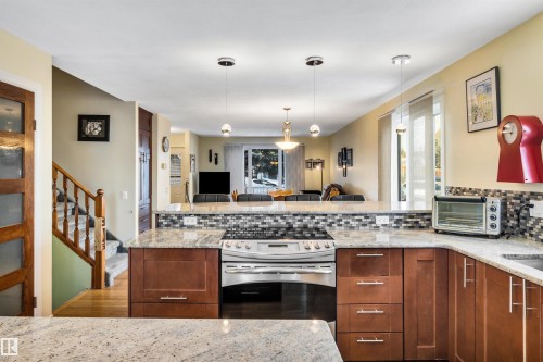 4612 10A Avenue, Edmonton, AB - Indoor Photo Showing Kitchen With Upgraded Kitchen