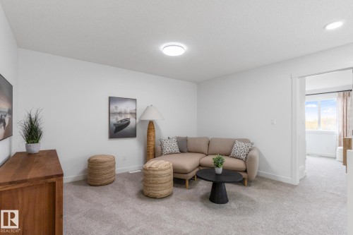 15772 7 Street Ne, Edmonton, AB - Indoor Photo Showing Living Room