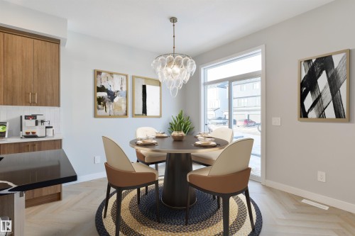 19 Cobblestone Gate, Spruce Grove, AB - Indoor Photo Showing Dining Room