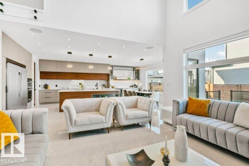 2942 Kostash Drive, Edmonton, AB - Indoor Photo Showing Living Room