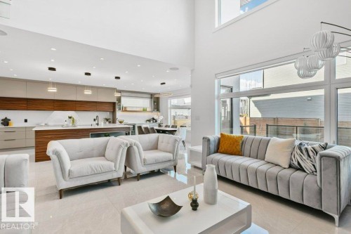 2942 Kostash Drive, Edmonton, AB - Indoor Photo Showing Living Room