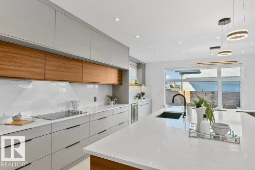 2942 Kostash Drive, Edmonton, AB - Indoor Photo Showing Kitchen With Upgraded Kitchen