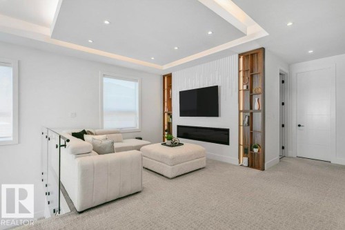 2942 Kostash Drive, Edmonton, AB - Indoor With Fireplace