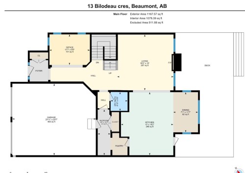 Floor plan - 13 Bilodeau Crescent, Beaumont, AB - Other