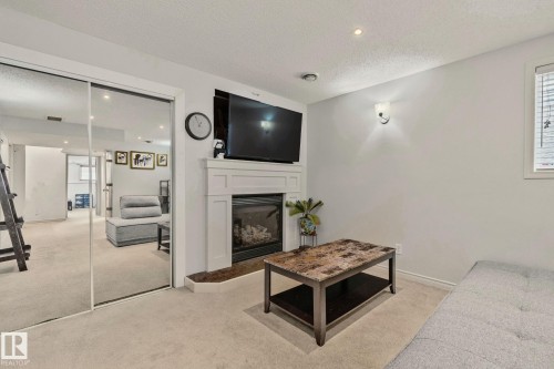 4751 156 Avenue, Edmonton, AB - Indoor With Fireplace