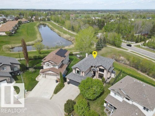Exterior with a multi-story design and a shingled roof - 4477 36 Street, Drayton Valley, AB - Outdoor With View