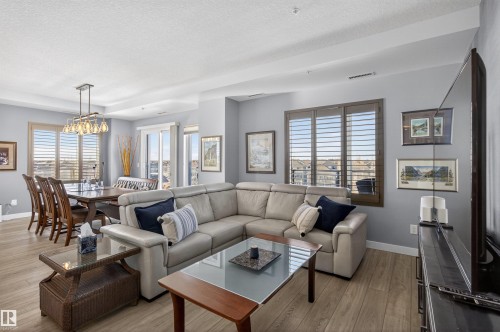 401 1316 Windermere Way, Edmonton, AB - Indoor Photo Showing Living Room