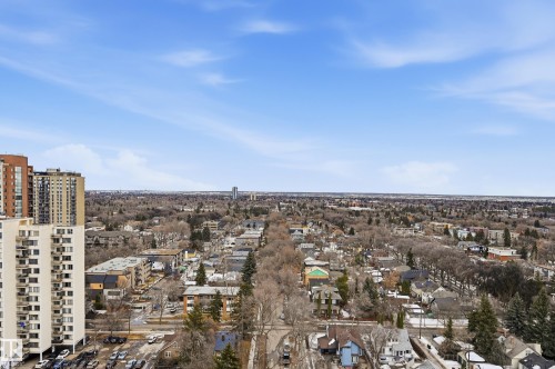 1910 10149 Saskatchewan Drive, Edmonton, AB - Outdoor With View