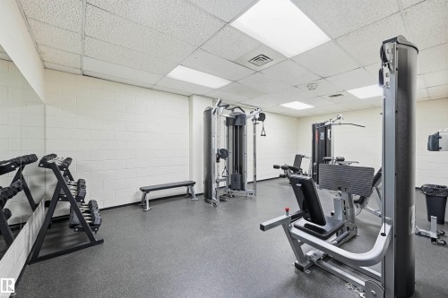 1910 10149 Saskatchewan Drive, Edmonton, AB - Indoor Photo Showing Gym Room