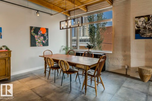 208 10309 107 Street, Edmonton, AB - Indoor Photo Showing Dining Room