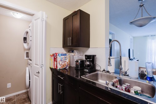 119 1510 Watt Drive, Edmonton, AB - Indoor Photo Showing Kitchen With Double Sink