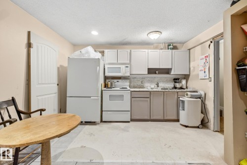 4664 16A Avenue, Edmonton, AB - Indoor Photo Showing Kitchen With Double Sink