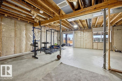 1057 Coopers Hawk Link, Edmonton, AB - Indoor Photo Showing Basement