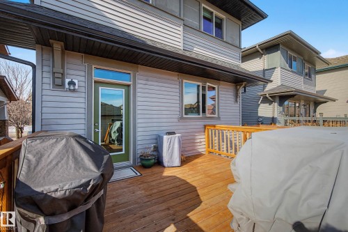 Deck featuring area for grilling - 4110 Allan Crescent, Edmonton, AB - Outdoor With Deck Patio Veranda With Exterior