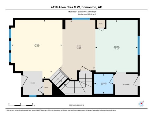 View of floor plan / room layout - 4110 Allan Crescent, Edmonton, AB - Other