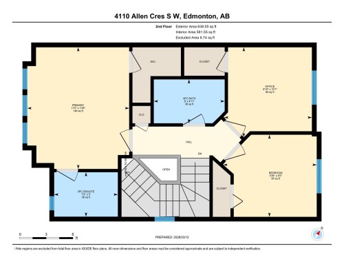 View of room layout - 4110 Allan Crescent, Edmonton, AB - Other