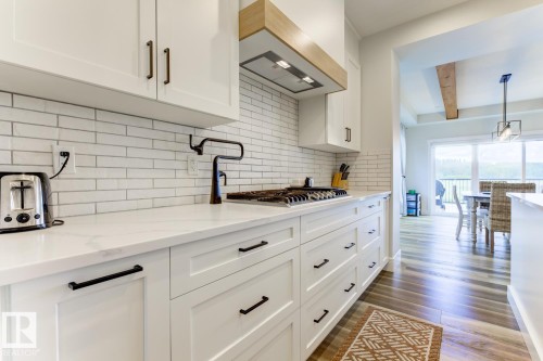 20484 128 Avenue, Edmonton, AB - Indoor Photo Showing Kitchen With Upgraded Kitchen