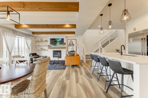 20484 128 Avenue, Edmonton, AB - Indoor With Fireplace