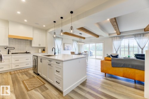 20484 128 Avenue, Edmonton, AB - Indoor Photo Showing Kitchen With Upgraded Kitchen