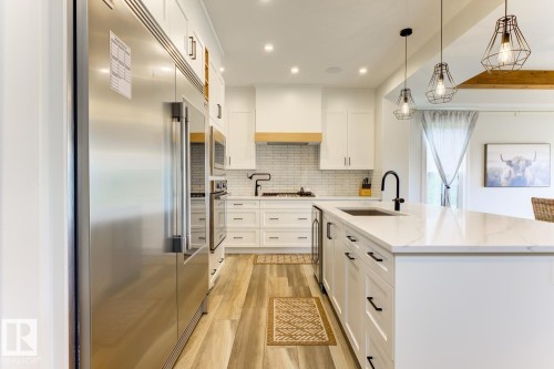 20484 128 Avenue, Edmonton, AB - Indoor Photo Showing Kitchen With Upgraded Kitchen
