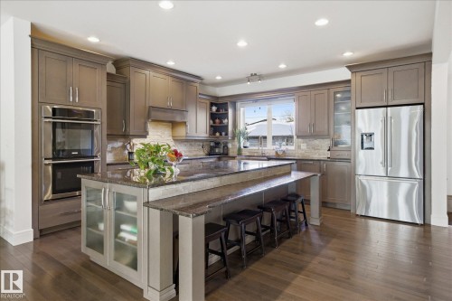 9646 79 Avenue, Edmonton, AB - Indoor Photo Showing Kitchen With Upgraded Kitchen