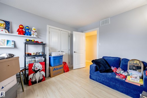 This room features light-colored flooring, a light gray wall color, and a white door frame - 803 12303 Jasper Avenue, Edmonton, AB - Indoor