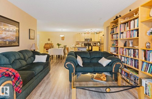 203 17407 99 Avenue, Edmonton, AB - Indoor Photo Showing Living Room