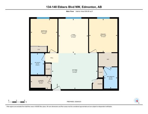 Floor plan - 134 148 Ebbers Boulevard, Edmonton, AB - Other