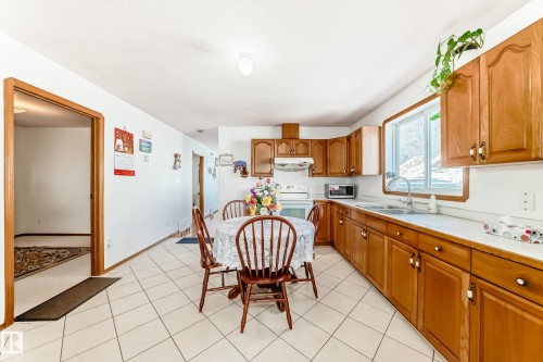 11913 80 Street, Edmonton, AB - Indoor Photo Showing Kitchen With Double Sink