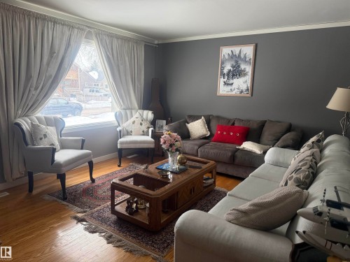 12032 55 Street Nw, Edmonton, AB - Indoor Photo Showing Living Room