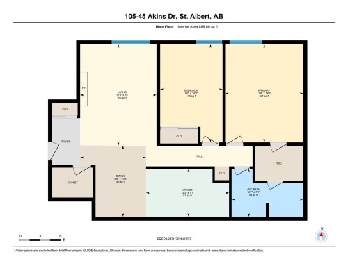 Floor plan - 105 45 Akins Drive, St. Albert, AB - Other