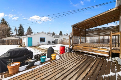 10536 162 Street, Edmonton, AB - Outdoor With Deck Patio Veranda With Exterior