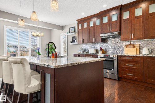 5204 Rue Eaglemont, Beaumont, AB - Indoor Photo Showing Kitchen With Upgraded Kitchen