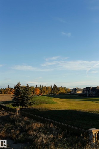 Expansive views of a large green space with a rolling hill and mature trees - 1003 Huckell Place, Edmonton, AB - Outdoor With View
