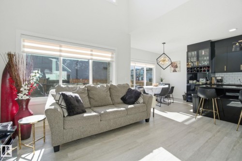 15851 22 Avenue, Edmonton, AB - Indoor Photo Showing Living Room