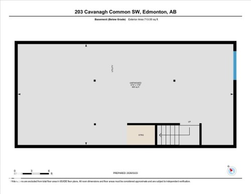 Floor plan - 203 Cavanagh Common, Edmonton, AB - Other