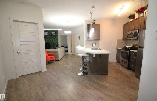 110 1144 Adamson Drive, Edmonton, AB - Indoor Photo Showing Kitchen