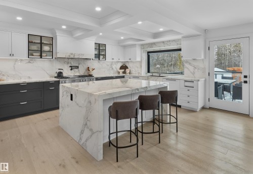 1486 Welbourn Drive, Edmonton, AB - Indoor Photo Showing Kitchen With Upgraded Kitchen