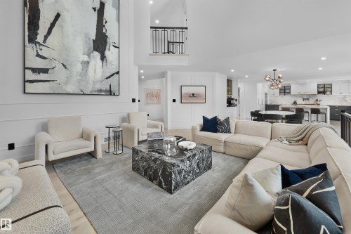 1486 Welbourn Drive, Edmonton, AB - Indoor Photo Showing Living Room