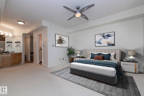 102 10855 Saskatchewan Drive, Edmonton, AB - Indoor Photo Showing Bedroom