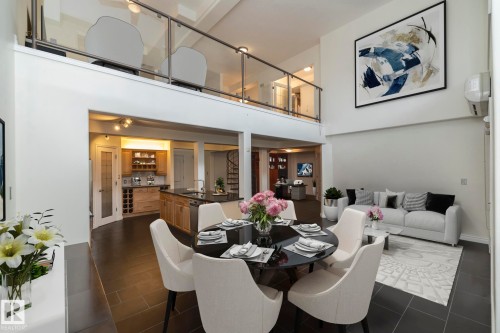 102 10855 Saskatchewan Drive, Edmonton, AB - Indoor Photo Showing Dining Room