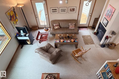 7812 143 Street, Edmonton, AB - Indoor Photo Showing Living Room