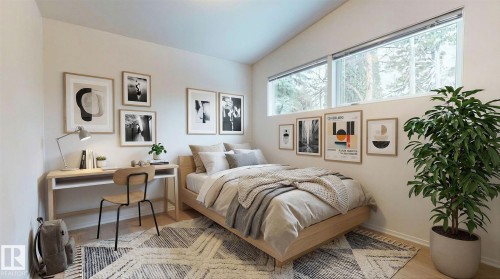 7812 143 Street, Edmonton, AB - Indoor Photo Showing Bedroom
