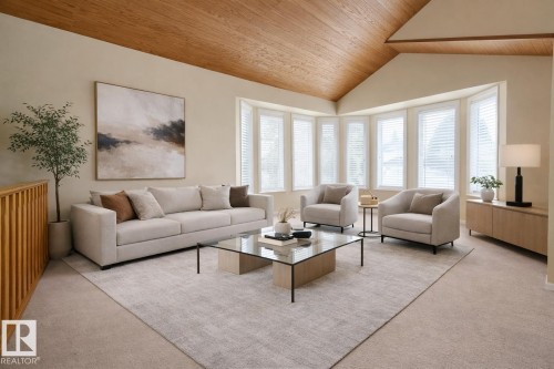AI photo for inspiration only - 471 Ronning Street, Edmonton, AB - Indoor Photo Showing Living Room