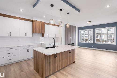 205 Basin Court, Leduc, AB - Indoor Photo Showing Kitchen